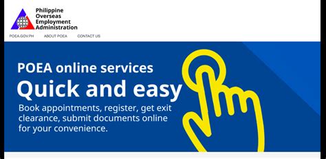 poea branches|POEA Online Appointment .